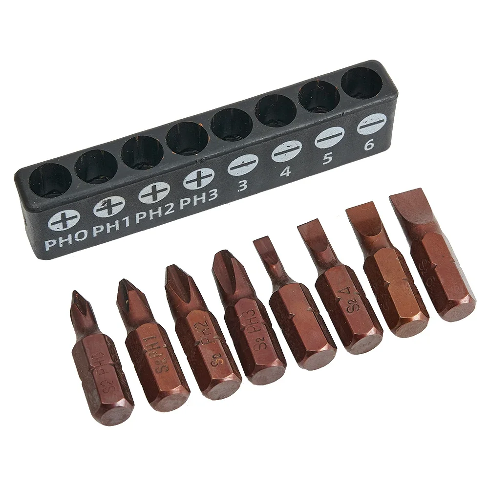 

Screwdriver Bits Take Your Work Efficiency To The Next Level With This 8pc Magnetic Screwdriver Bits Set With Hex Shank