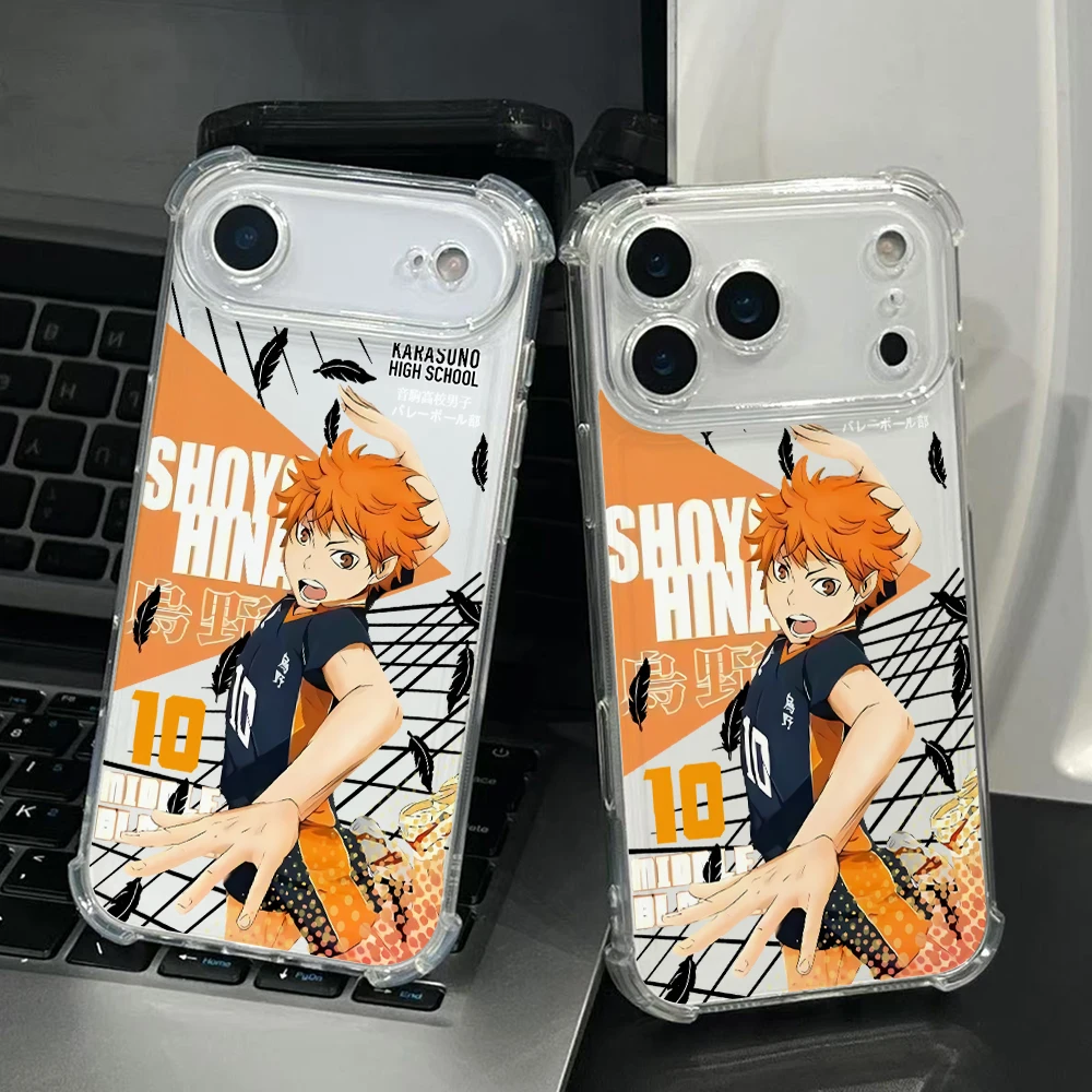 Vibrant Haikyuu Anime Shockproof Phone Case - Durable Protective Cover