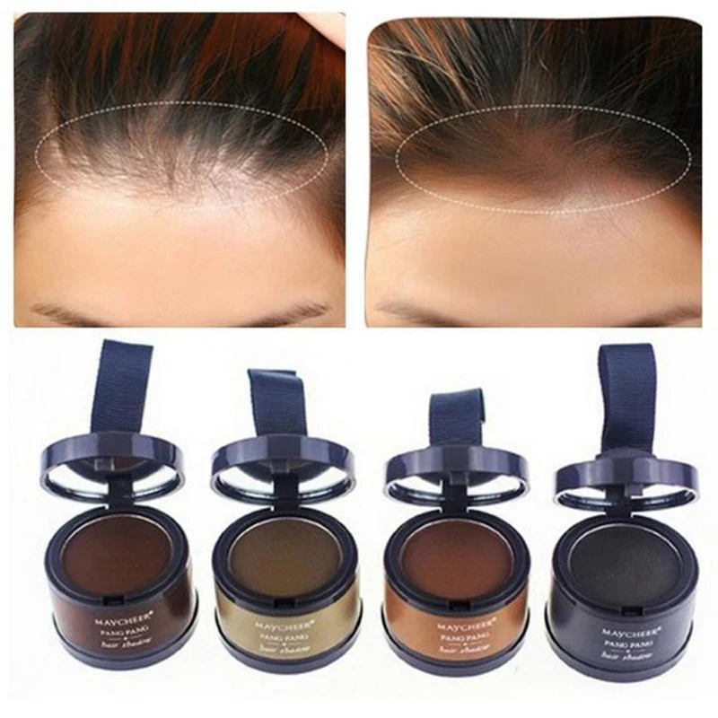 Hair Building Powder Maycheer Hair Fluffy Root Cover Up Natural Hairline Shadow Concealer Coverage