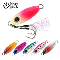 HappyJack Rockfishing Slow Drop Micro Cast Metal Jig 3.5G 5G 7G 10G 15G 20G Micro jig  Shore Casting Jigging Spoon Saltwater JIG 1