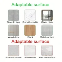 1pc Foldable Wall-mounted Shelf, For Bathroom, Toilet, Kitchen, Bedside, No Drilling Phone Storage, Wifi Router Storage 4