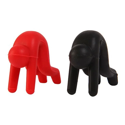 Creative Pot Cover Kitchen Accessories Household Frying Pan Cookware Overflow Device Silicone Lid Insert Chopsticks Holder 2PCS
