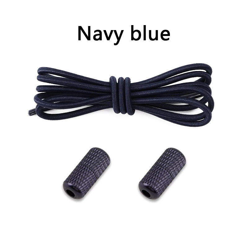 No-Tie Elastic Round Shoelaces for Sneakers - Quick and Easy Rubber Bands for Kids and Adults