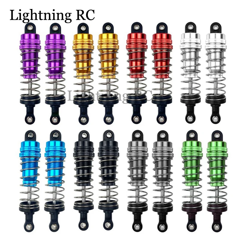

4Pcs Metal Front And Rear Oil Shock Absorber For MJX H16 16207 16208 16209 16210 1/16 RC Car Upgrades Parts 1