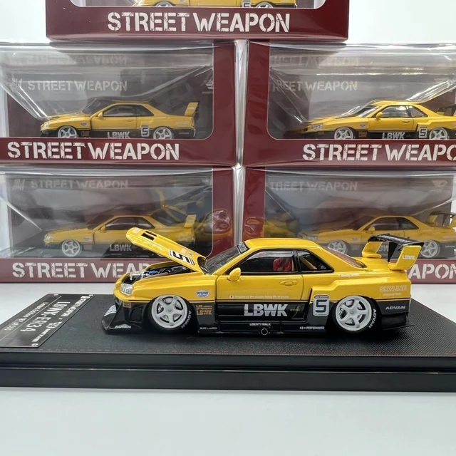 STREET WEAPON LBWK ER34（All carbon）新品未開封 STREET WEAPON] 1:64 LBWK ER34 Black Carbon Special Edition