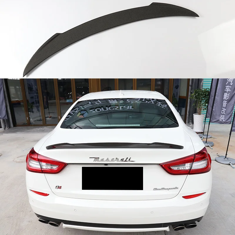 

Спойлер для Maserati Quattroporte spolier 2013 2016-2018 FRP/Настоящее углеродное волокно спойлер для багажника автомобиля разветвитель тюнинг модификация