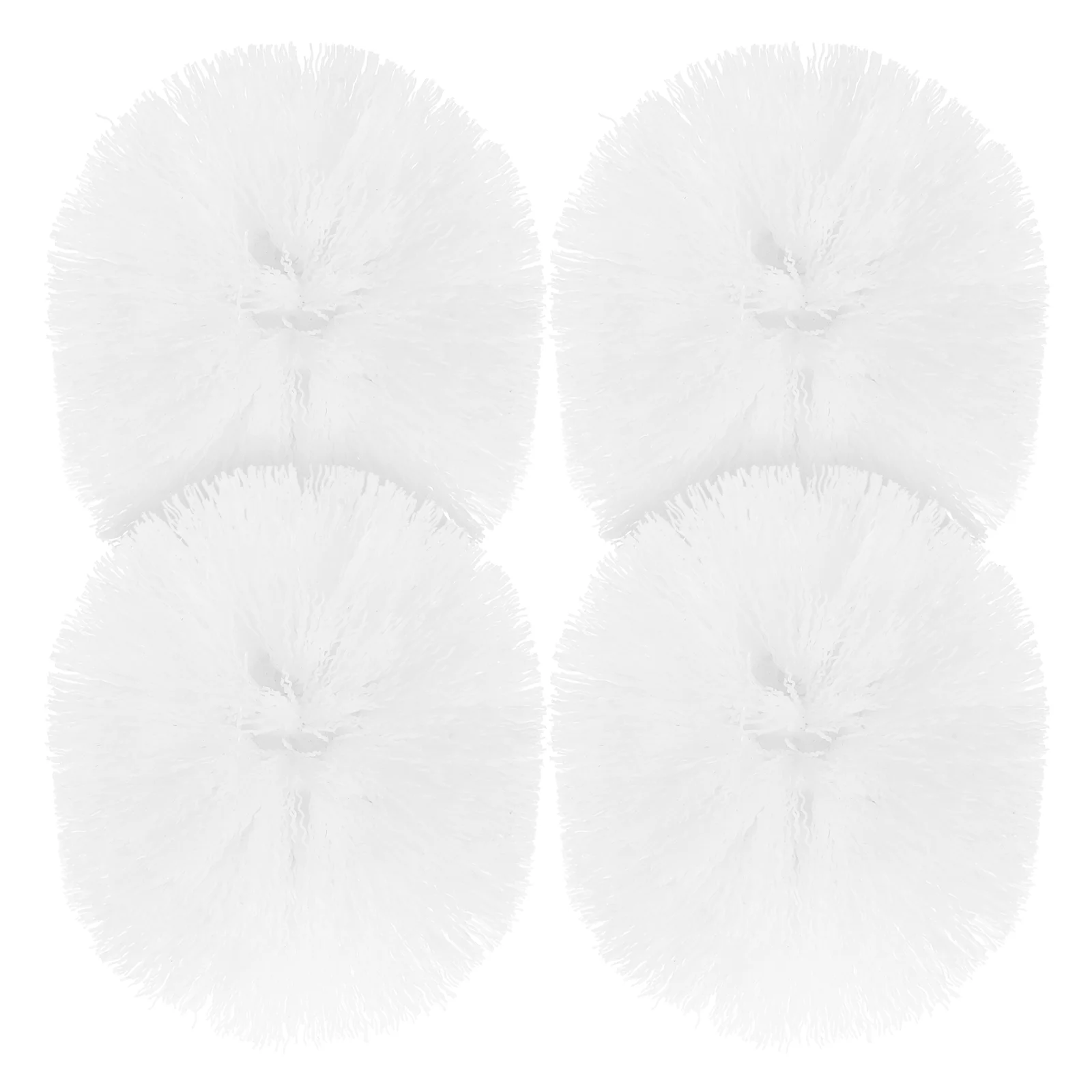 

4pcs Toilet Brush Head Replacement Plastic Heads Bathroom Toilet Bowl Cleaning Tools