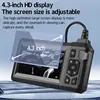 4.3 Inch Screen Industrial Endoscope Camera 1080P Snake Endoscopic For Cars Sewer Piping Inspection Borescope 2