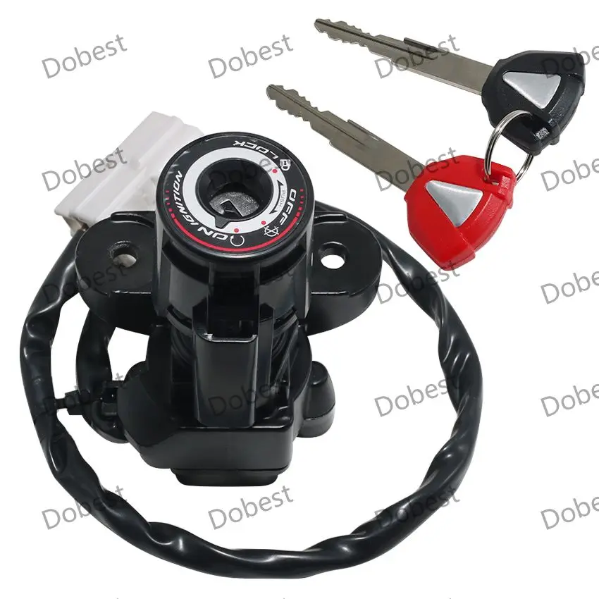 오토바이 점화 키 스위치 잠금 장치, 가와사키 EX400 닌자 400 ABS ER400 Z400 27005-0635 27005-0717 용 모페드 액세서리
