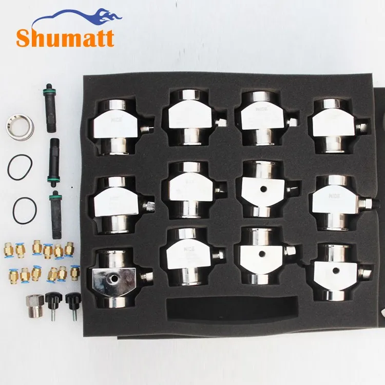 

2016 new 12pcs Tool Kits Common Rail Truck Injector Adapter Holder For Bos.ch and DEN-SO