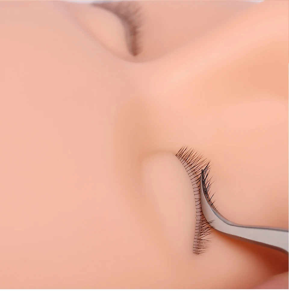 3D Künstliche Wimpern Mannequin-Augen Simuliertes Silikon-Augenmodell Puppenkopf Wiederverwendbare Silikon-Augen für Wimpernverlängerungs-Übungen – Detail 15