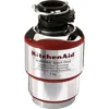1 hp Batch Feed Food Waste Disposer,Silver,Batch feed effectively manages large quantities,Motor rotates at 1725 rpm 1