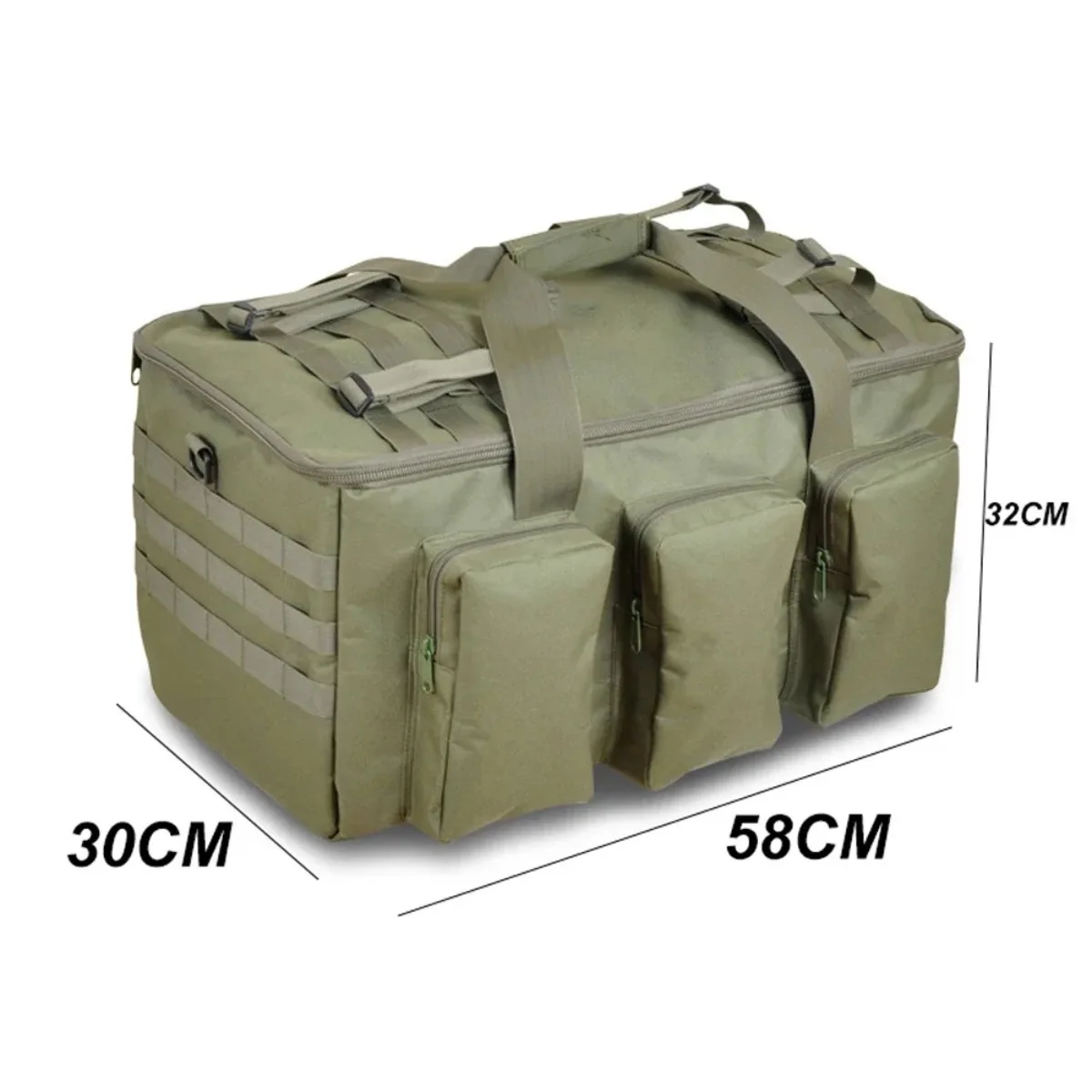 Tactical 55L Camping Bag Backpack Mountaineering Waist Bag Men Travel Outdoor Sports Molle Rucksack Hunting Shoulder Luggage Bag 6