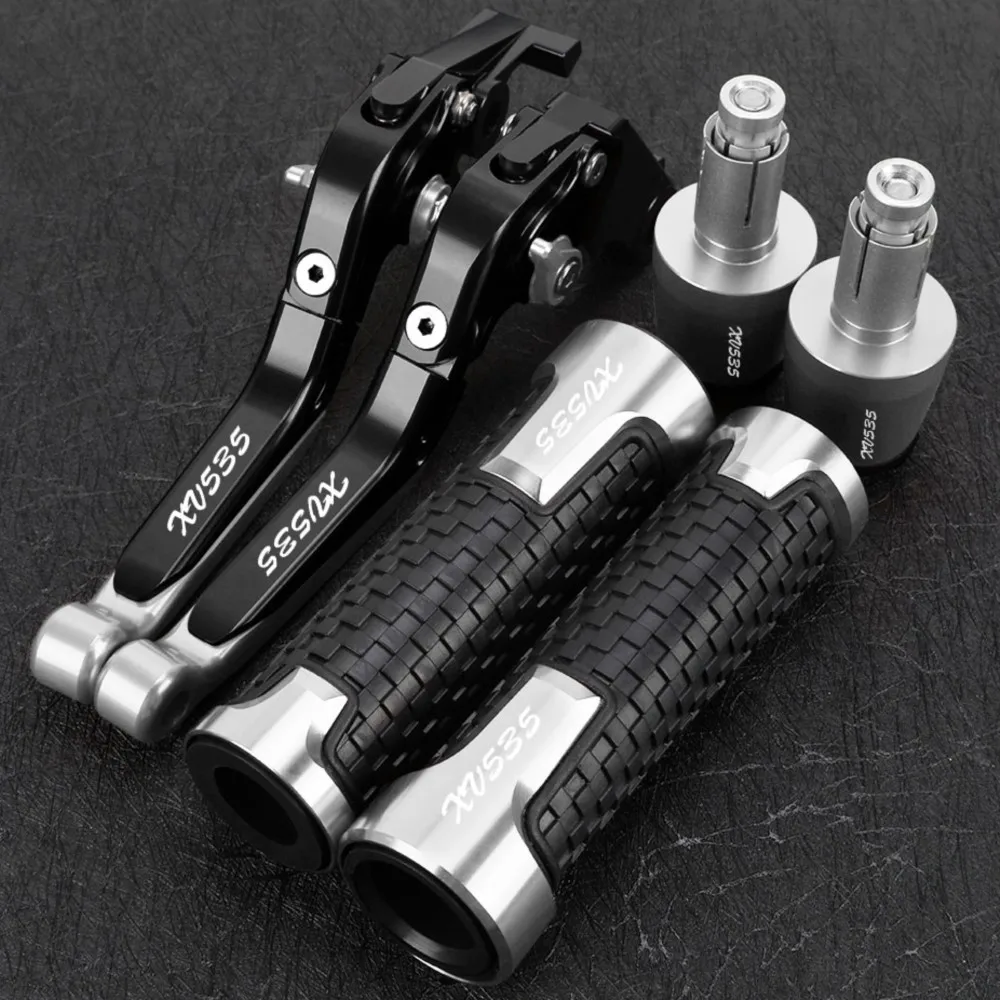 

For Yamaha XV 535 XV535 VIRAGO 1987-2000 1999 1998 Motorcycle Adjustable Brakes Tie Rod Brake Clutch Levers Handlebar Grips Ends