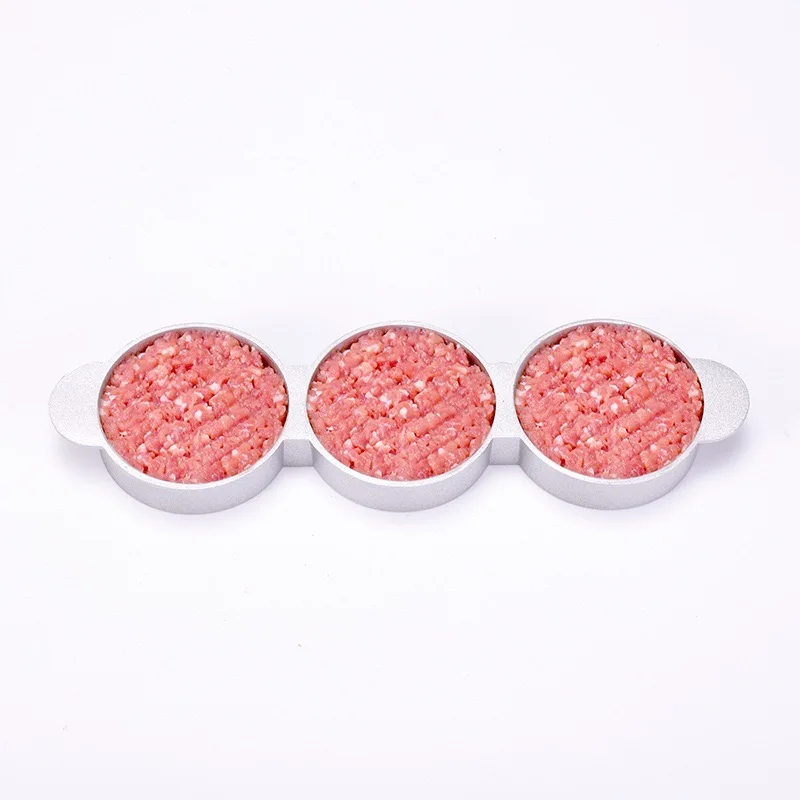 Multifunctional Aluminum Kitchen Hamburger Meat Press Non-Stick Hamburger Press Patty Maker Mold