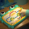 Children Magnetic Drawing Board Toy For Kids Doodle Board with Magnet Beads and Pen Cute Frog Montessori Toys Gift 5