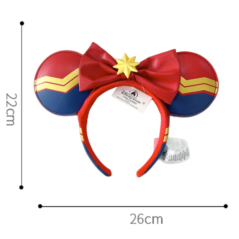 Hair Headband Accessories Cosplay Accessories Disney Minnie Ears Headband Holiday Party Sequins Headdress Bows EARS COSTUME Cosplay Plush Adult/Kids Headband Gift