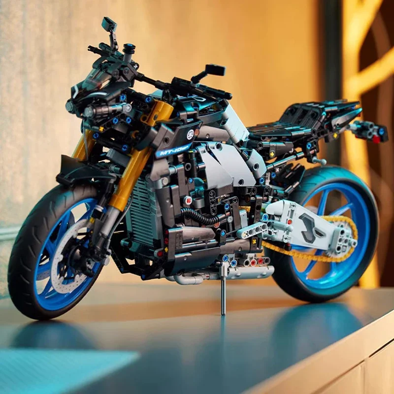 42159 MT-10 SP Yamahas Racing Motorcycle Building Blocks Kit Model Speed Motorbike Bricks Toys Gifts for Kids