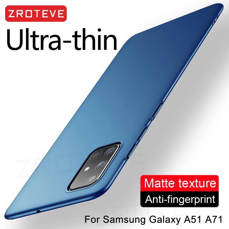 A52 Case Zroteve Slim Frosted Hard PC Cover For Samsung Galaxy A52 A72 A12 A22 A32 A51 M32 M52 M23 M53 A13 A23 A33 A53 A73 Cases z flip3 cover Galaxy Z Flip3 5G