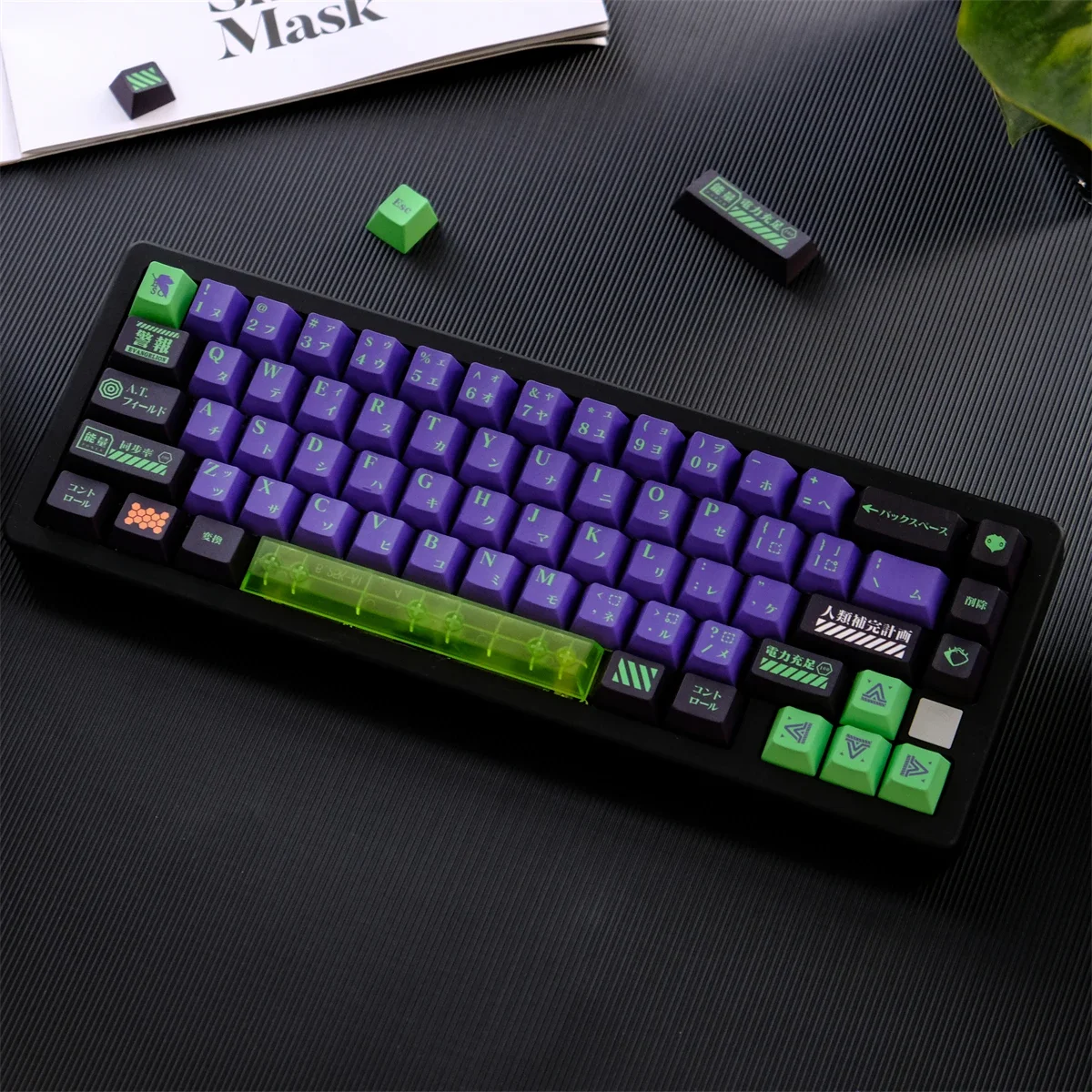 KBCaps GMK Mecha-02 Űĸ, MX ġ PBT  ȭ ü , ̹  Ű ü Űĸ, 129 Ű