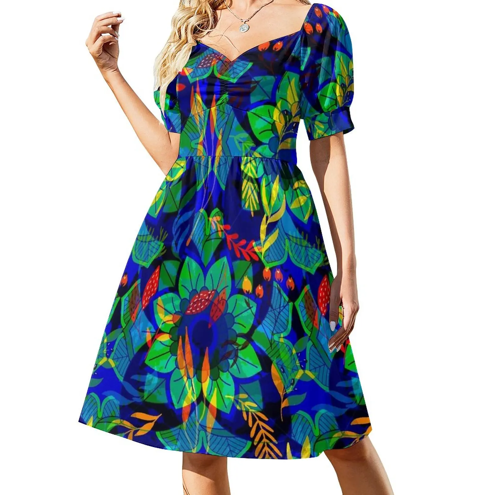 

Balinese Tropical Abstract Sleeveless Dress Women's long dress ladies dresses for women 2024