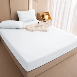 UltraShield Waterproof Mattress Protector with Elastic Fitted Sheet - Variety of Sizes Available - 80x200x30cm (White)