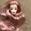 1 Pieces Head with Long Curl Hair 1/6 Doll Parts Girl Collection Gift Figures DIY Doll Accessories 1