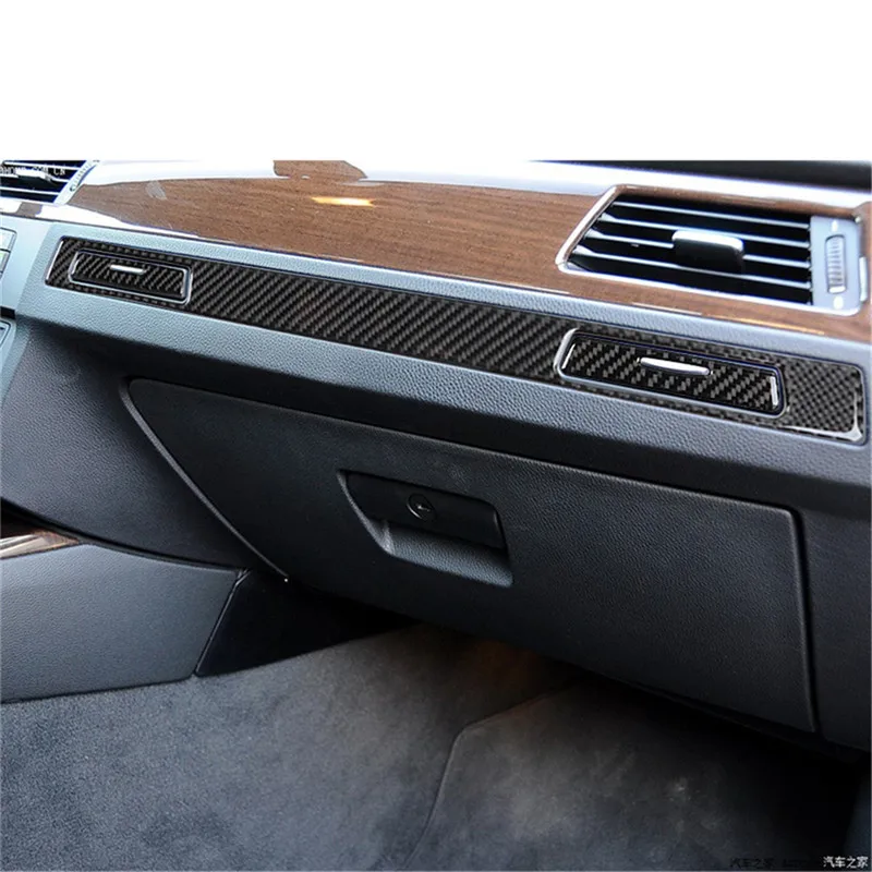 

Car Interior Carbon Fiber CD Air Conditioning Control Panel Wait Black For BMW 3 Series E90 E92 E93 2005-2012 Stickers
