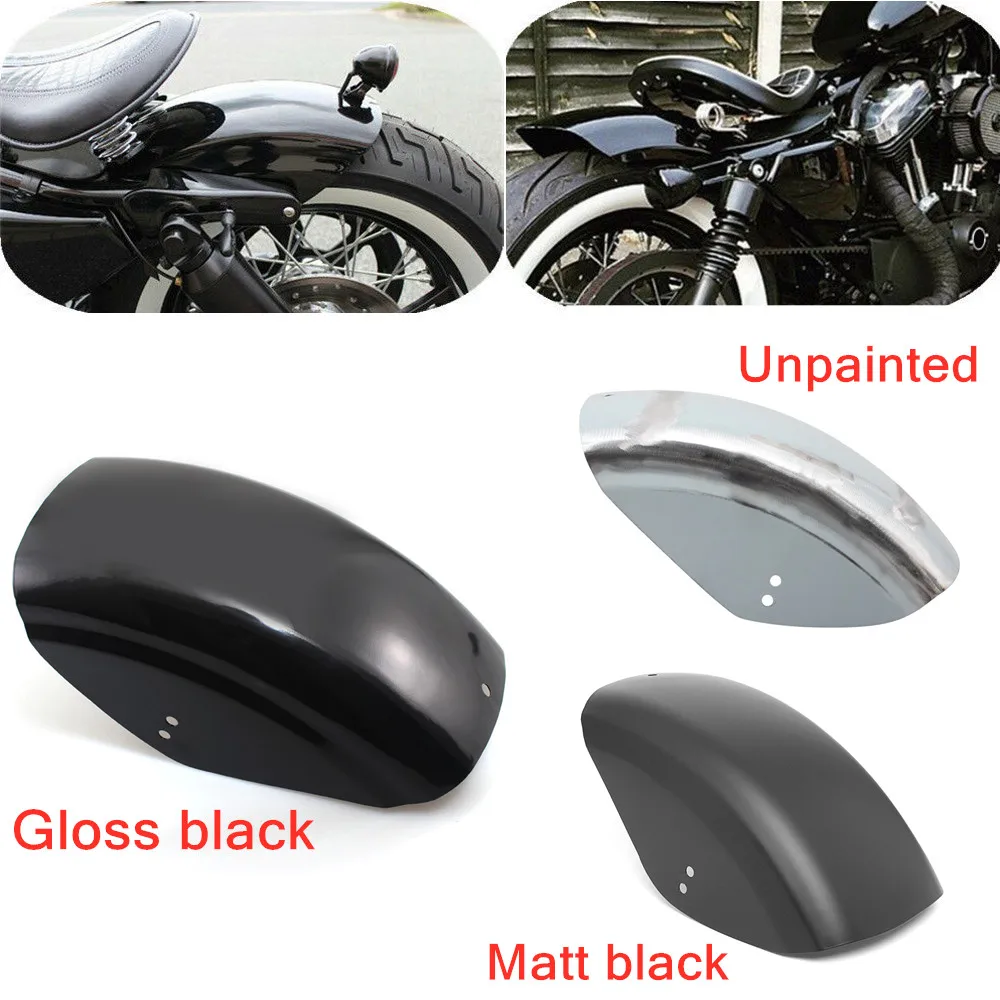 

Motorcycle Accessory Short Flat Rear Fender Protection Mudguard Cover For Harley Sportster XL883 XL1200 Custom Bobber Cafe Racer