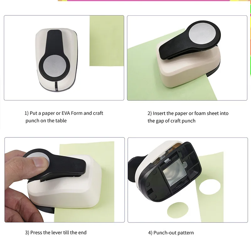 Circle Punch 9/16/25/38/50mm DIY Craft Hole Puncher For Scrapbooking Punches Maker Kids Scrapbook Paper Cutter Embossing Sharper