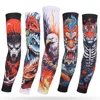 Sports Cooling Arm Sleeves, Elastic Cover for Driving, Running, Basketball, Football, Anti-UV, 3D Print, Tattoo 3
