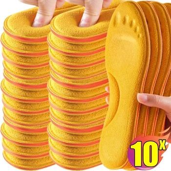 Self Heating Insoles Thermostatic Thermal Warm Insole Massage Memory Foam Arch Sports Shoe Pad for Winter Men Women Heated Pads