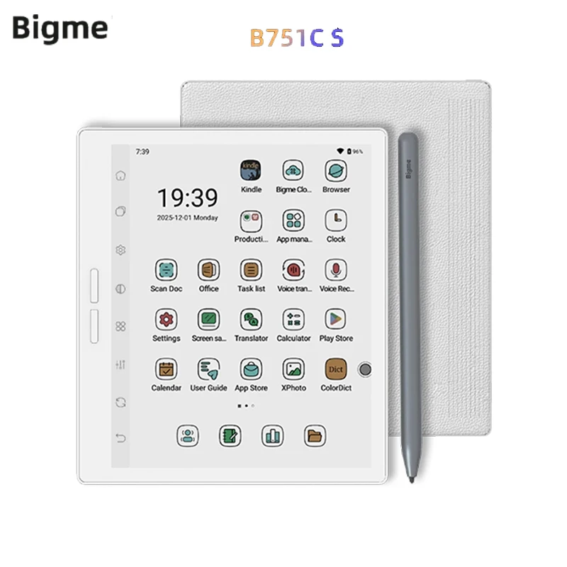 Bigme B751CS 電子書籍リーダー 7インチ カラー電子インク電子書籍 4+