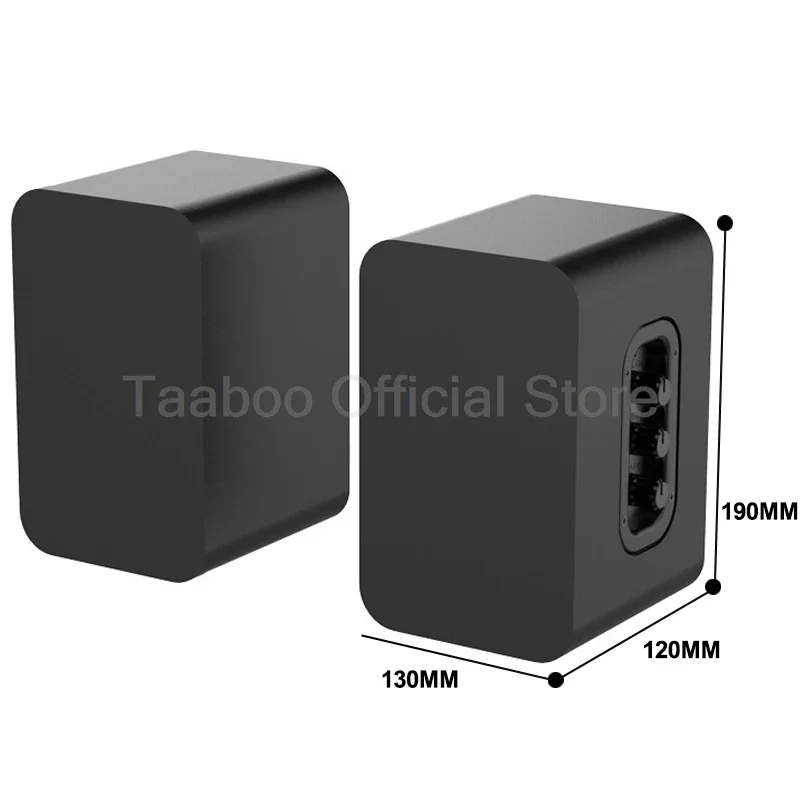 5.25 Inch 40W Active Desktop Bookshelf 110-240V 5.3 Bluetooth Hifi Audio 360 Echo Wall Speakers for Home Theater Computer 2Pcs