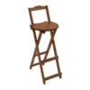 Garden Bar Chairs Set Stool Counter Height Dining Set for Kitchen Beach Load-capacity About 90kg 6