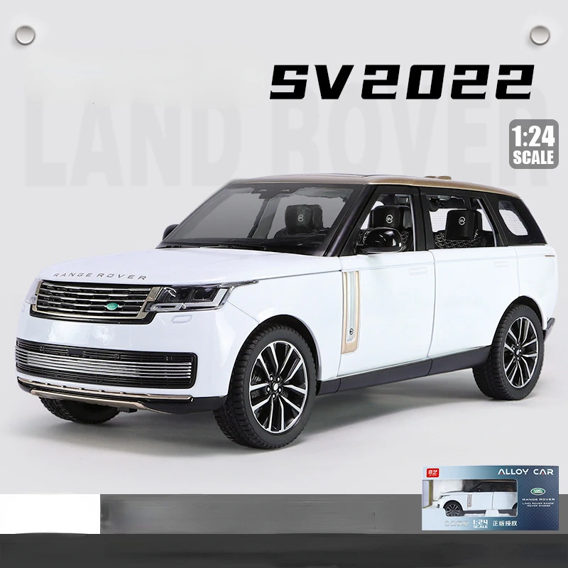1:24 Land Rover Range Rover SV Alloy Model Car Toy with Sound and Light Features