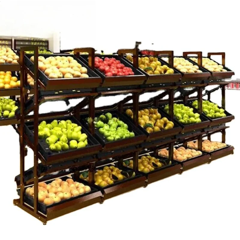 Supermarkt Gemüse Display Stand Obst