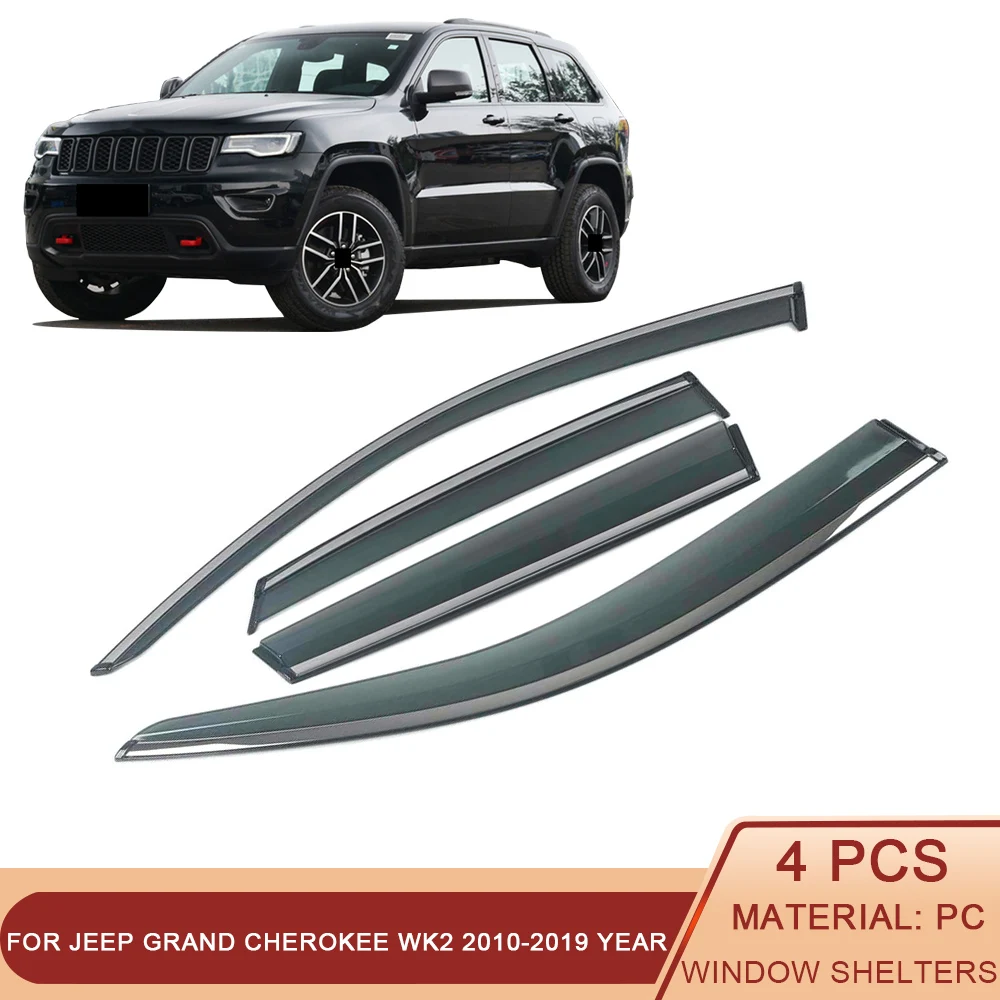 

Защитный козырек от солнца и дождя для JEEP Grand Cherokee WK2 2010-2019