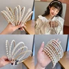 Aro para el pelo para mujer, diadema de perlas simples, antideslizante, accesorios para el cabello, novedad