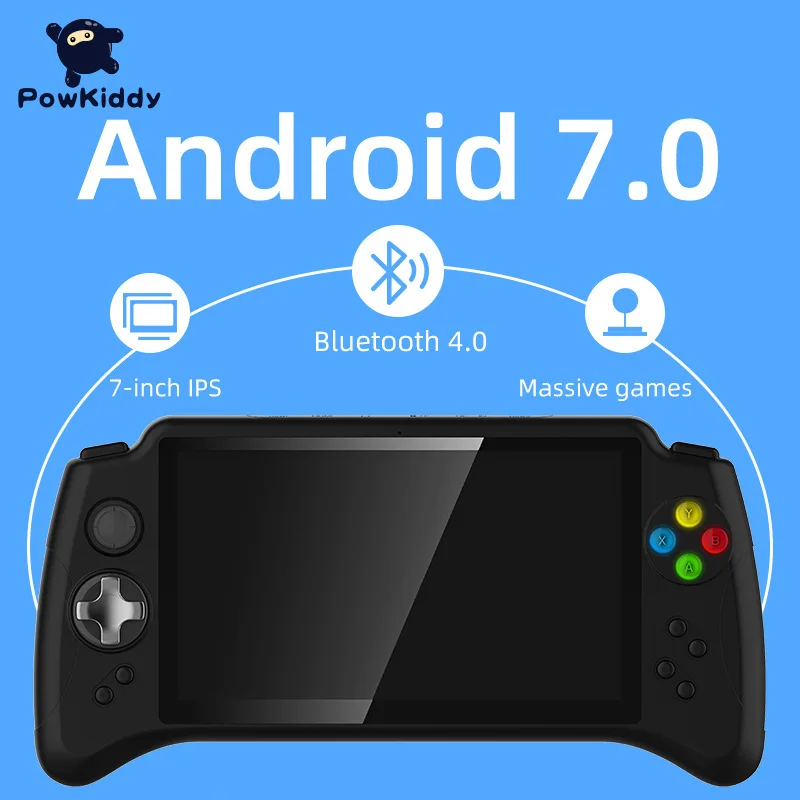 Powkiddy new product x17 Android handheld 7-inch large-screen handheld PSP game console DC/ONS/NGPMD arcade