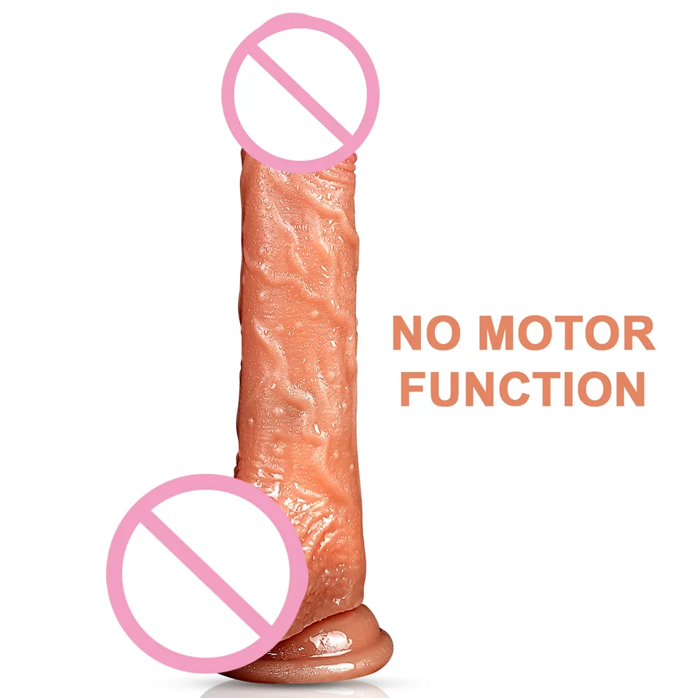 Realistic Dildo Vibrator Soft Heating Huge Big Dildo for Woman Men Wireless Telescopic Dick Masturbator Penis G Spot Vagina Anal