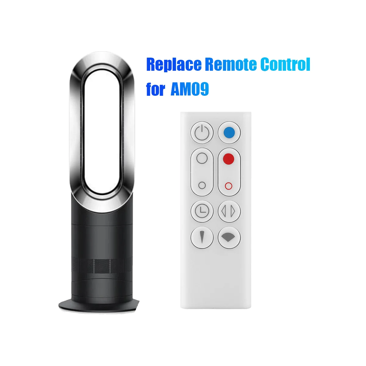 Telecomando Sostitutivo Per Riscaldatore E Ventola Del Purificatore D'Aria Dyson Pure Hot + Cool Am09