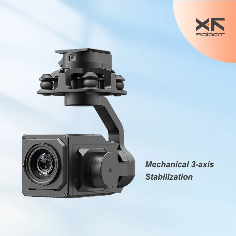 XF-Z6C high zoom Visible light pod UAV PTZ Camera 4K resolution 1500 times hybrid zoom 3-Axis Pod Hybrid Zoom Pod