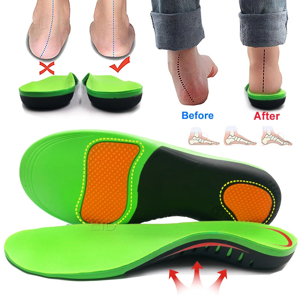 High Arch Support Insoles Orthopedic Shoes Sole For Feet Arch Pad Relieve Plantar Fasciitis Pain Flat Foot Sports Insert sport insoles