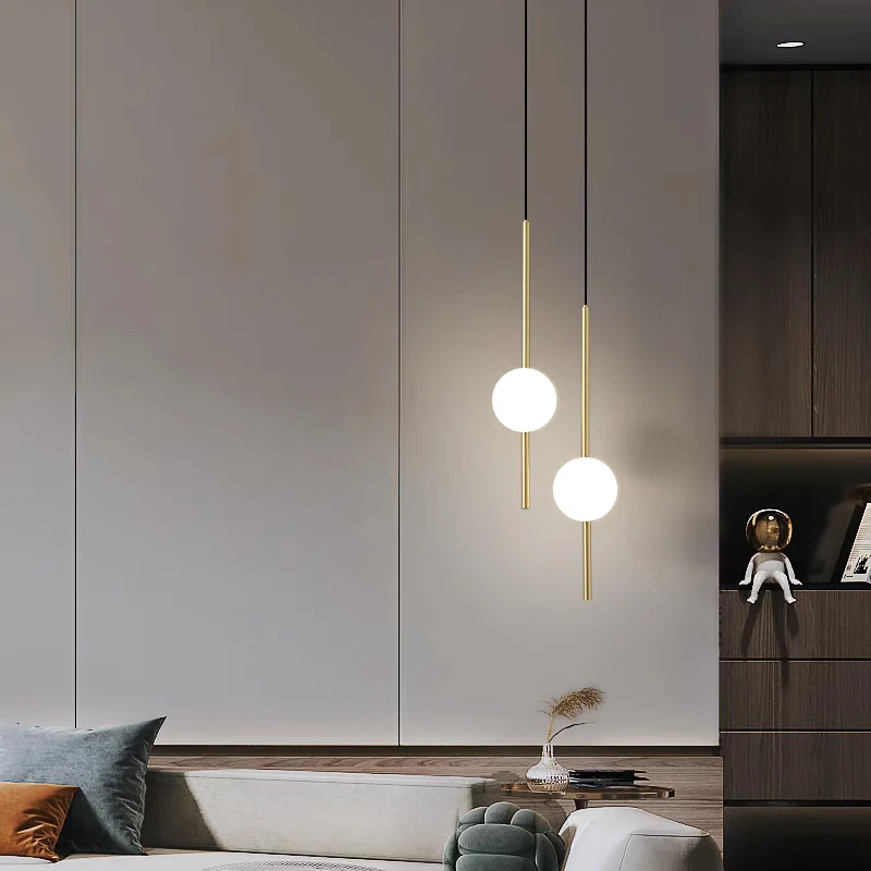 북유럽 LED Pandant 램프 홈 침실 장식에 대 한 럭셔리 가구 거실 침실 머리맡 현대 매달려 Pandant 조명
