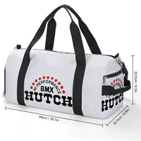Hutch BMX Logo Gym Bag Vintage Print Training Sports Bags Men's Design Gym Accessories Funny Fitness Bag Outdoor Handbags 2