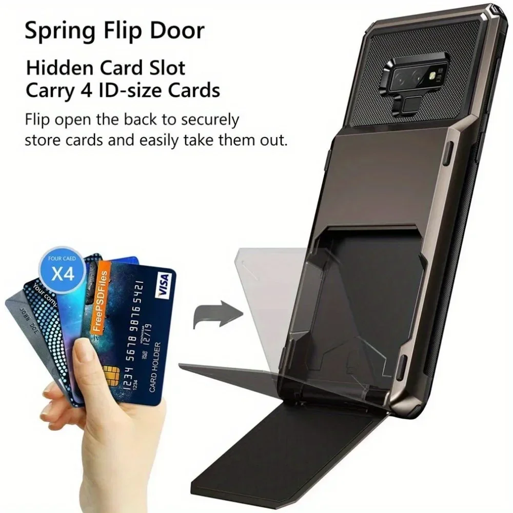 Galaxy Wallet Case with 4-Card Slots