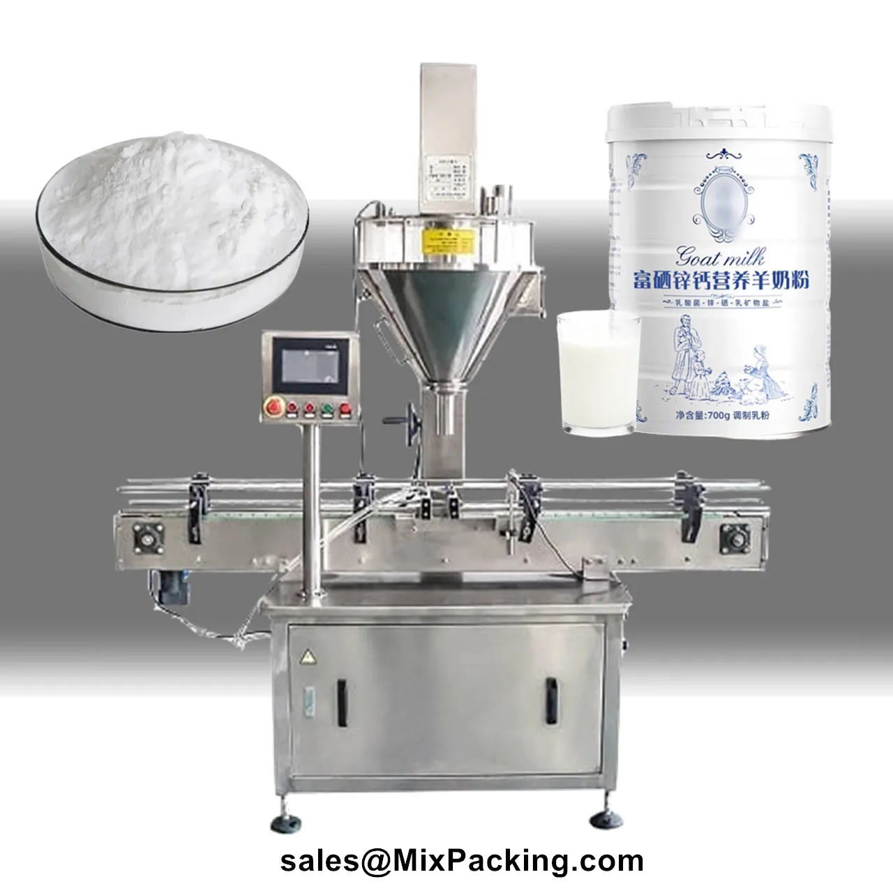 Automatic Milk Powder Protein Powder Weighing Filling Machine Powder