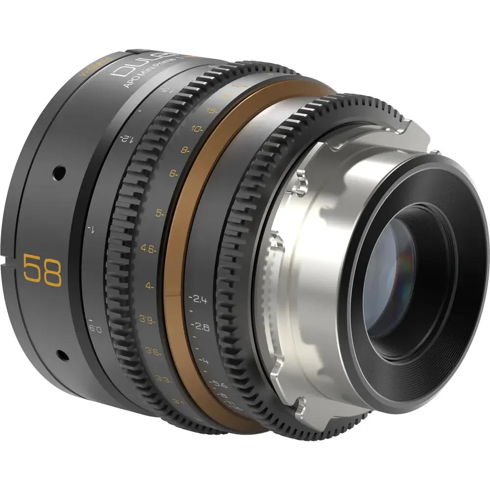 DULENS APO 미니 프라임 21mm T2.6 31mm 43mm 58mm 85mm T2.4 시네마 렌즈 풀 프레임 수동 초점 대형 아나모픽 렌즈 PL/EF 마운트