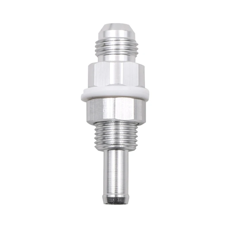 Heavy Duty Aluminum 6AN Male Flare Bulkhead To 5/16 Hose Barb Fuel for Tank Fitting High Performance Quick Connector Ada